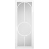 Bowery White Primed Internal Door - Clear Glass