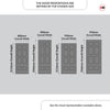 External Georgian Bird 8 Panel Front Door and Frame - Colour Options