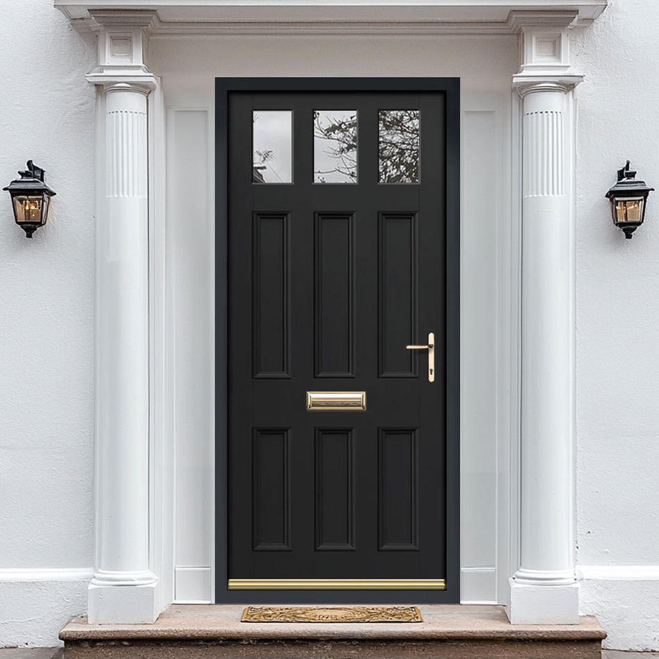 Exterior Victorian Blackwell 3L 6P Front Door and Frame - Colour and Glass Options