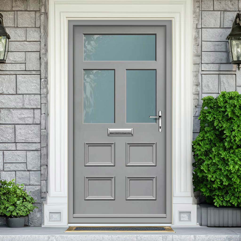 Exterior Victorian Bronte 3L 4P Front Door and Frame - Colour and Glass Options