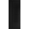 Brixton Black Staffetta Twin Telescopic Pocket Door - Prefinished - Urban Collection