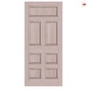 Exterior Victorian Bronte Made to Measure 7 Panel Front Door - 57mm Thick - Seven Colour Options