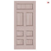 Exterior Victorian Bronte Made to Measure 7 Panel Front Door - 45mm Thick - Seven Colour Options