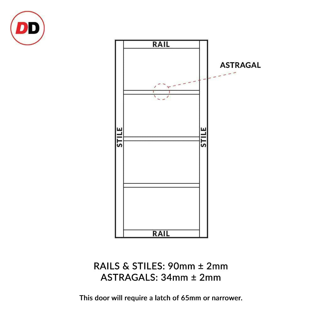 Eco-urban rails & stiles sizes diagram