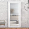 Brooklyn 4 Pane Solid Wood Internal Door UK Made DD6308 - Clear Reeded Glass - Eco-Urban - Colour Options