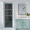 Brooklyn 4 Pane Solid Wood Internal Door UK Made DD6308 - Tinted Glass - Eco-Urban - Colour Options