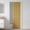 Bury Real American White Oak Crown Cut Veneer Single Evokit Pocket Door - Prefinished