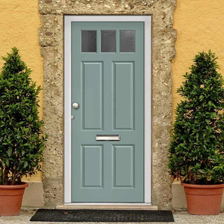 Image: Made to Measure Exterior Bute Front Door - 45mm Thick - Six Colour Options - Double Glazing