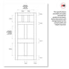 Made to Measure Exterior Bute Front Door - 45mm Thick - Six Colour Options - Double Glazing