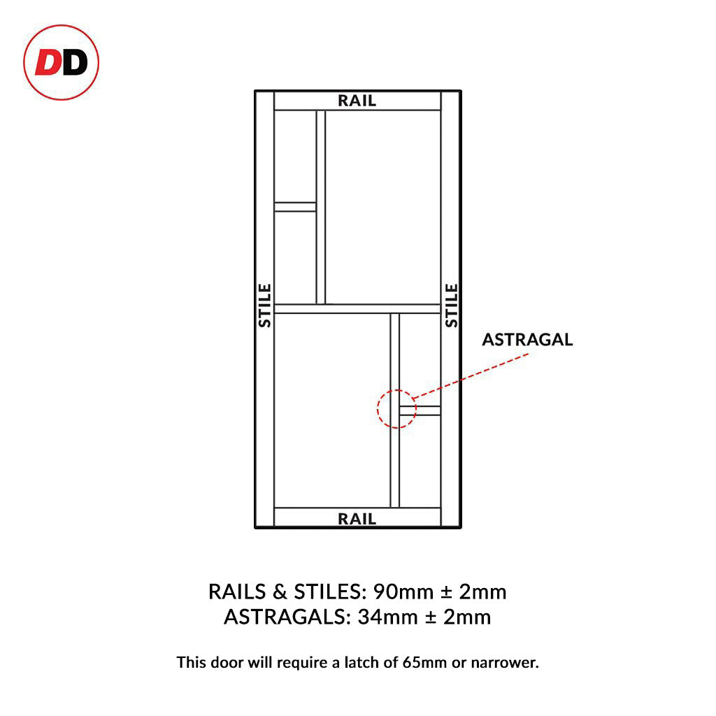 Eco-urban rails & stiles sizes diagram