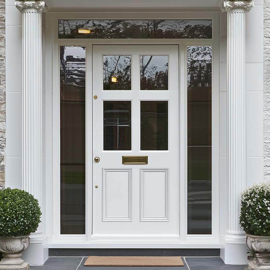 Entry Door With Transom Entry Door Window Styles For Any Home Cambek