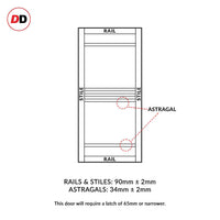 Eco-urban rails & stiles sizes diagram