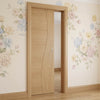 Cadiz  Real American White Oak Crown Cut Veneer Evokit Pocket Fire Door -  - 1/2 Hour Fire Rated - Prefinished