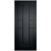 Cairngorm Black Grained Internal PVC Door