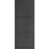Camden Black Staffetta Quad Telescopic Pocket Door - Prefinished - Urban Collection