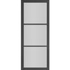 Camden Black Single Absolute Evokit Pocket Door - Prefinished - Clear Glass - Urban Collection