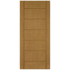 Carolina Irish Oak Grained Internal PVC Door - Suitable for Bathrooms