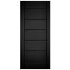 Carolina Black Grained Internal PVC Door