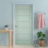 Carolina Chartwell Green Grained Internal PVC Door - Suitable for Bathrooms
