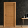 Carolina Irish Oak Grained Internal PVC Door