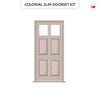 Exterior Colonial 2L 4P Front Door and Frame - Colour and Glass Options