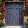 Colonial External Meranti 6 Panel Double Door and Frame Set