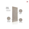 J B Kind Laminates Colorado Grey Coloured Internal Door Pair - 1/2 Hour Fire Rated - Prefinished