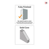 Cosmo Black Industrial Staffetta Twin Telescopic Pocket Doors - Clear Glass - Laminated - Prefinished