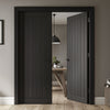 JB Kind Cottage Black Internal Door - Black Matt Finish - Prefinished