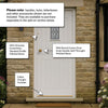 Stable Cottage Door 1L - Clear Double Glazing - Colour Options