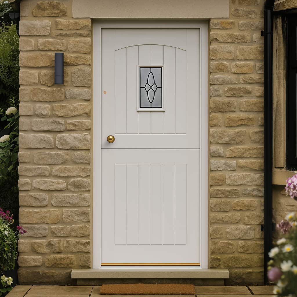 Stable Cottage Door 1L - Clear Double Glazing - Colour Options