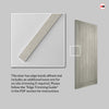 Fire Rated Internal Door - Cottage Light Grey Door - Laminated - Prefinished