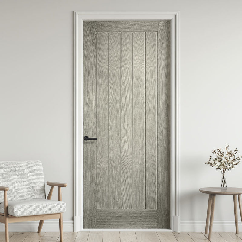Cottage Light Grey Door - Laminated - Prefinished