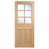 Stable Cottage Door 6L - Clear Double Glazing - Colour Options