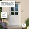 Cottage Oak Door 6L - Clear Double Glazing - Colour Options