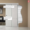 Telescopic Pocket Door Kit for Four Doors - Ermetika Staffetta Quad