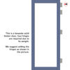 Baltimore 1 Pane Solid Wood Internal Door UK Made DD6301SG - Frosted Glass - Eco-Urban - Colour Options