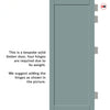 Baltimore 1 Panel Solid Wood Internal Door UK Made DD6301 - Eco-Urban - Colour Options