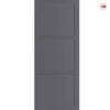 Manchester 3 Panel Solid Wood Internal Door UK Made DD6305 - Eco-Urban - Colour Options