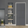 Manchester 3 Panel Solid Wood Internal Door UK Made DD6305 - Eco-Urban - Colour Options