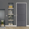Brooklyn 4 Panel Solid Wood Internal Door UK Made DD6307 - Eco-Urban - Colour Options