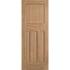 Top Mounted Black Sliding Track & Door - DX30's Panel Oak Internal Door