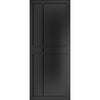 Dalston Black Internal Door - Prefinished - Urban Collection
