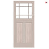 Made to Measure Exterior Devon Front Door - 45mm Thick - Six Colour Options - Double Glazing