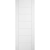 Linear 7 Panel Door - White Laminated - Prefinished