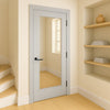 Made to Measure UK Redford 1L Interior Door - Clear Glass - Prefinished - 7 Colour Options