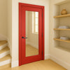 Made to Measure UK Redford 1L Interior Door - Clear Glass - Prefinished - 7 Colour Options