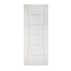 Pamplona White Primed Flush Internal Door Pair