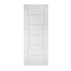 Pamplona White Primed Flush Internal Door Pair