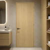 J B Kind Veneered Ash Flush Door - Prefinished
